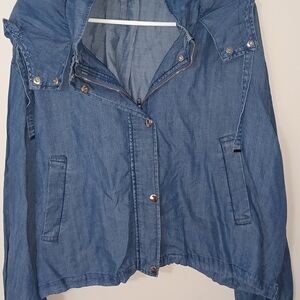 Catherine Malandrino Classic Blue Jean Jacket